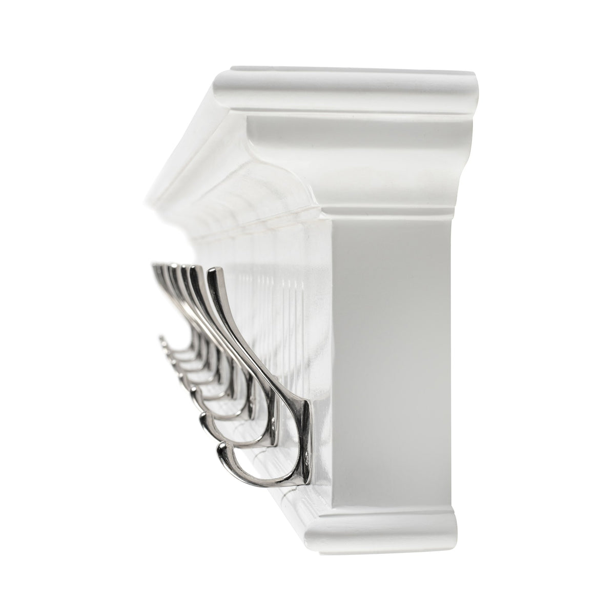 NovaSolo Skansen 8 Hook Coat Rack, Classic White – view 4