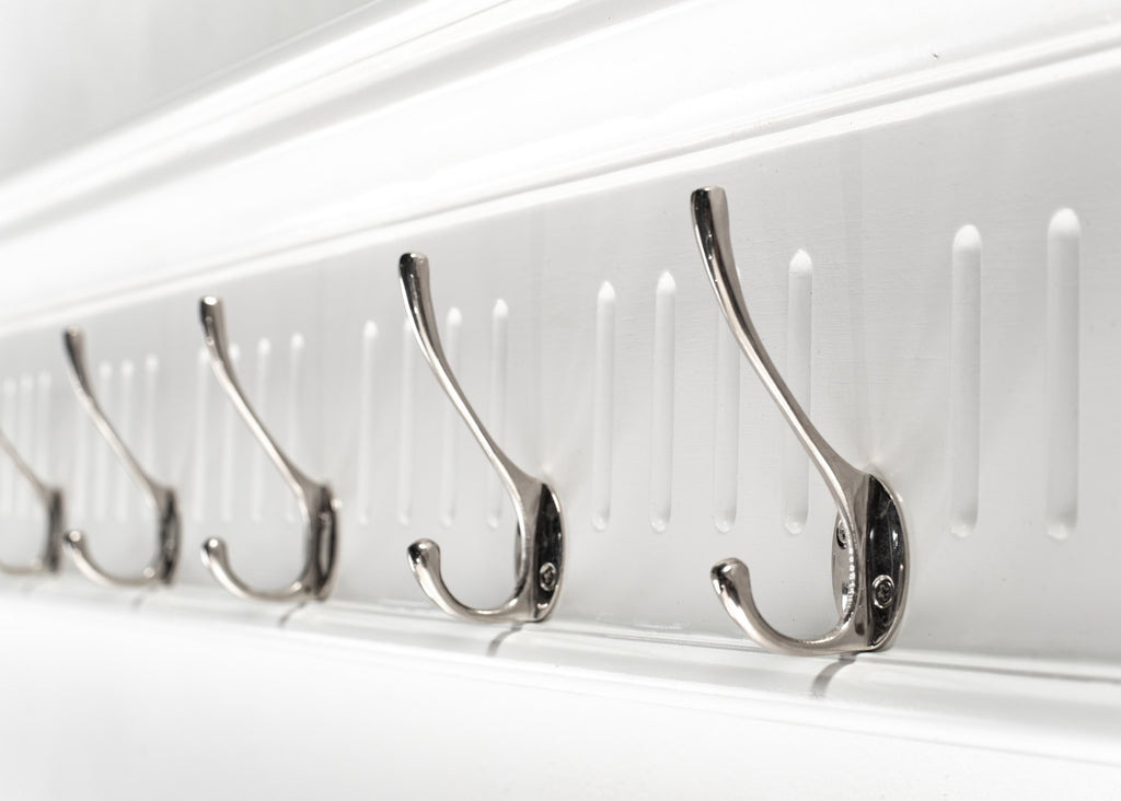 NovaSolo Skansen 8 Hook Coat Rack, Classic White – view 6