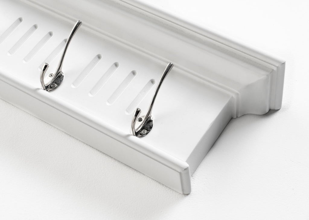 NovaSolo Skansen 8 Hook Coat Rack, Classic White – view 7