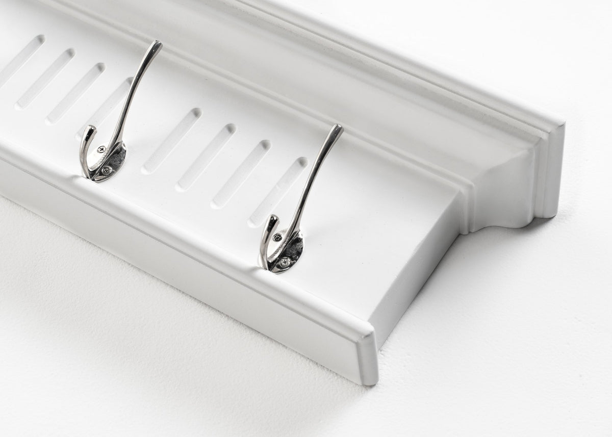 NovaSolo Skansen 8 Hook Coat Rack, Classic White – view 7