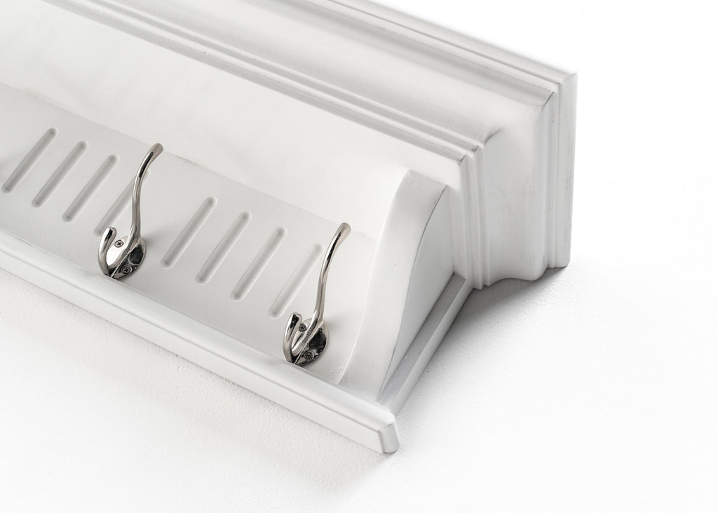 NovaSolo Skansen 4 Hook Coat Rack, Classic White – view 7