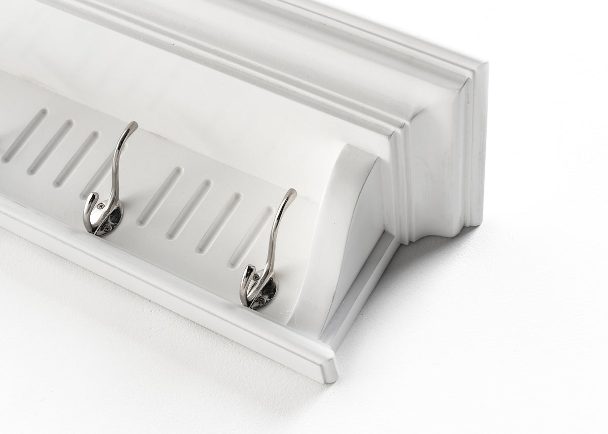 NovaSolo Skansen 4 Hook Coat Rack, Classic White – view 7
