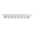 NovaSolo Skansen 8 Hook Coat Rack, Classic White