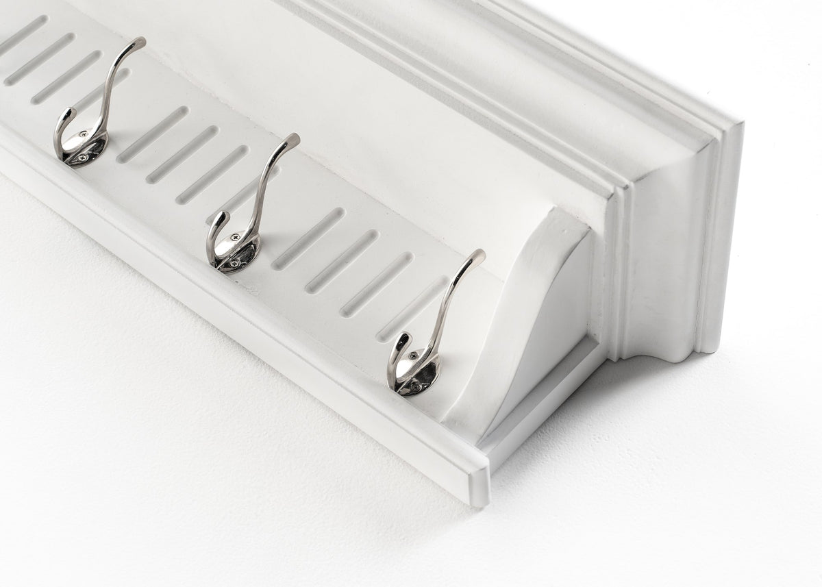 NovaSolo Skansen 8 Hook Coat Rack, Classic White – view 6