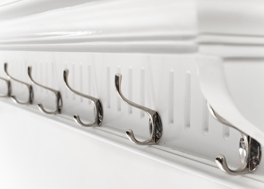 NovaSolo Skansen 8 Hook Coat Rack, Classic White – view 7