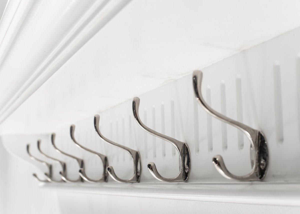 NovaSolo Skansen 8 Hook Coat Rack, Classic White – view 8