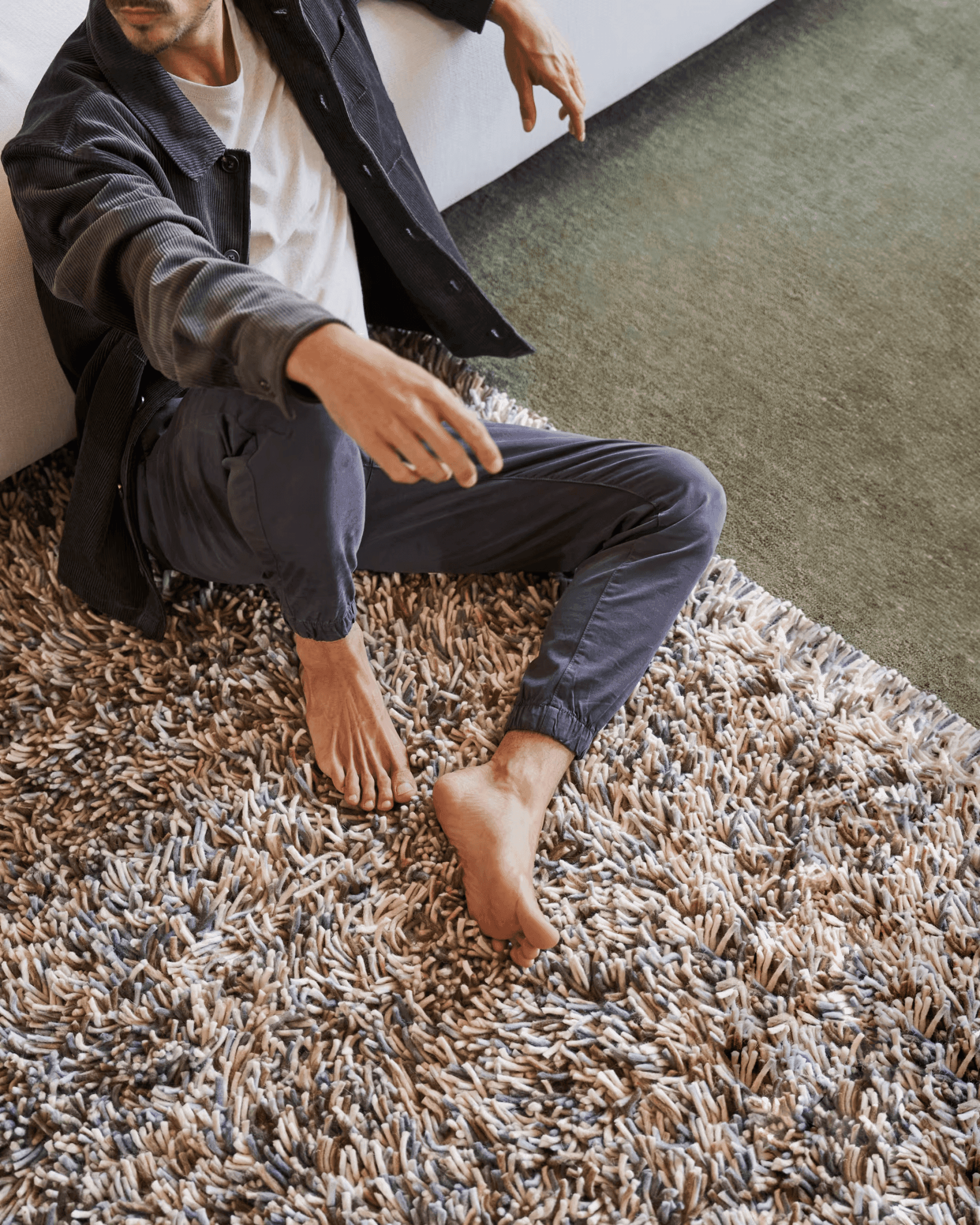 Maddi Wool Carpet Dark Boon — Kave Home