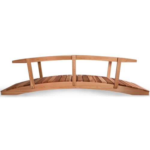 All Things Cedar 12-ft Garden Bridge with Side Rails – view 2