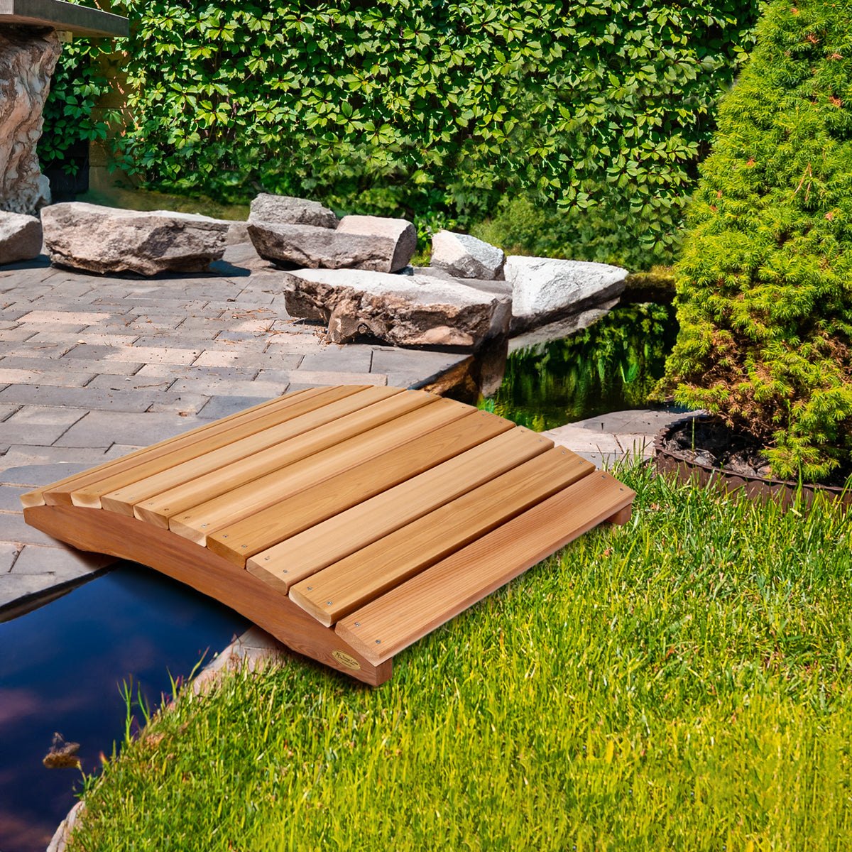 All Things Cedar 3-ft Garden Bridge – view 5