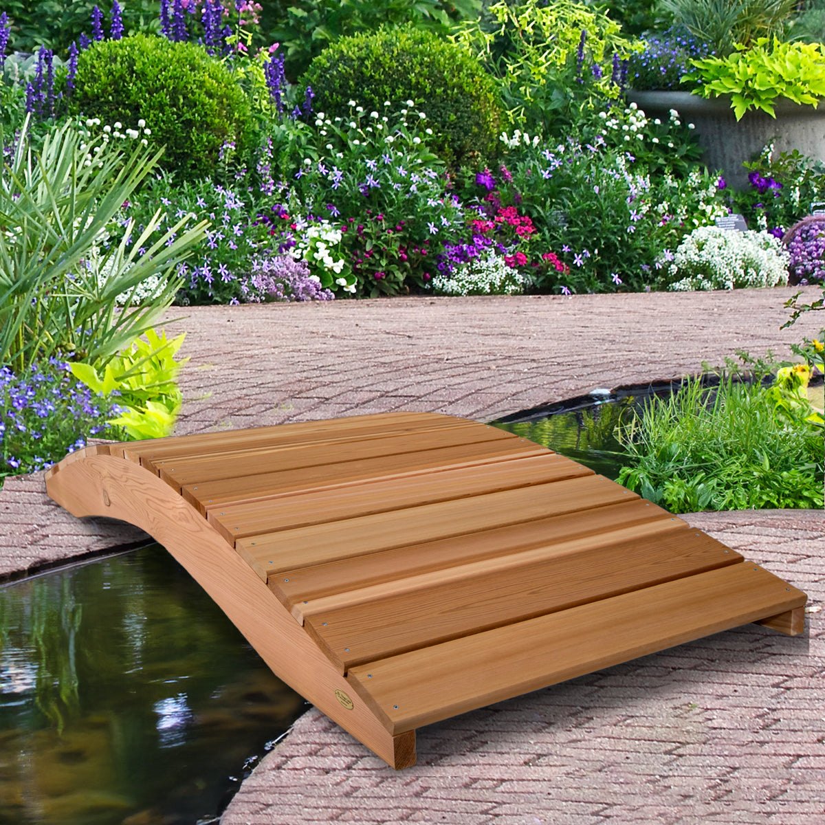 All Things Cedar 8-ft Garden Bridge – view 4