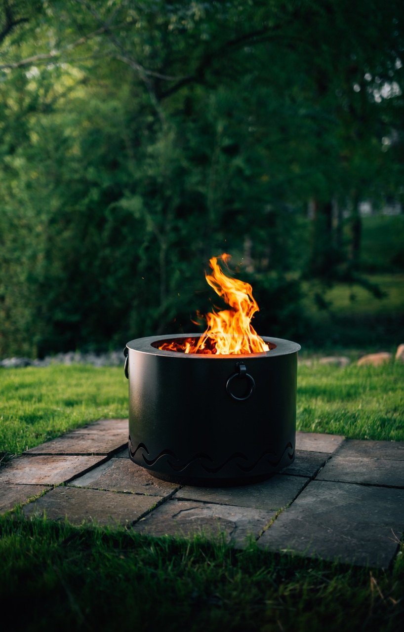 Fire Pit Art Smokeless Fire Mesa Fire Pit – view 6