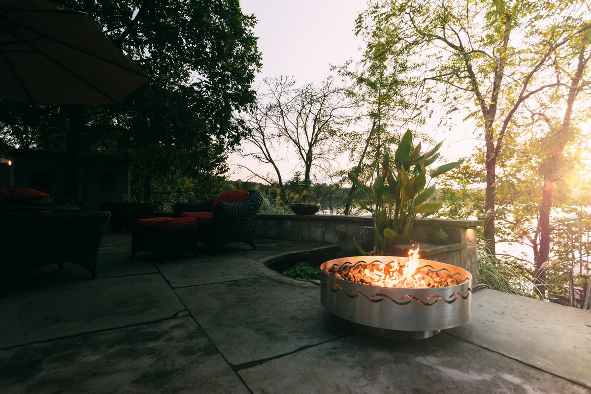 Fire Pit Art Fire Surfer Fire Pit – view 2