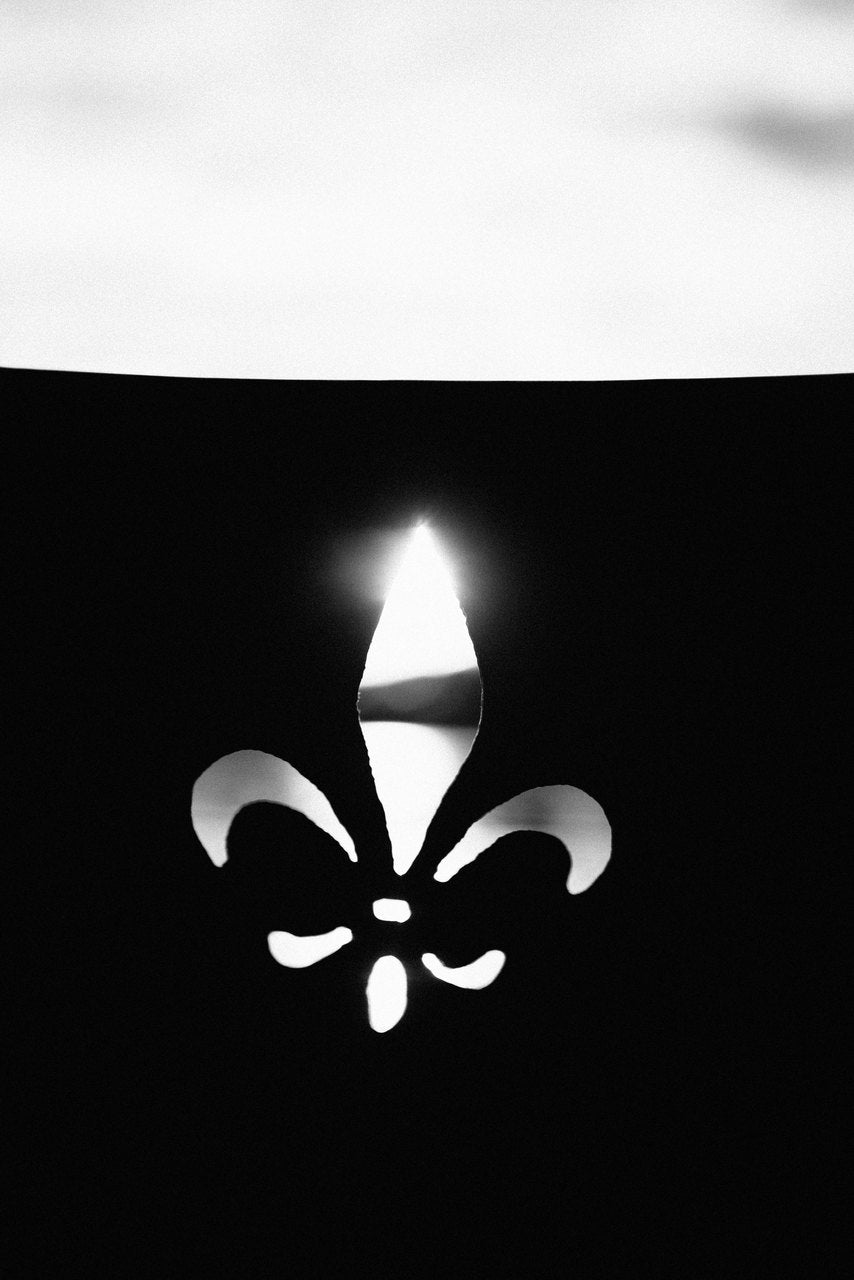 Fire Pit Art Fleur de Lis Fire Pit – view 7