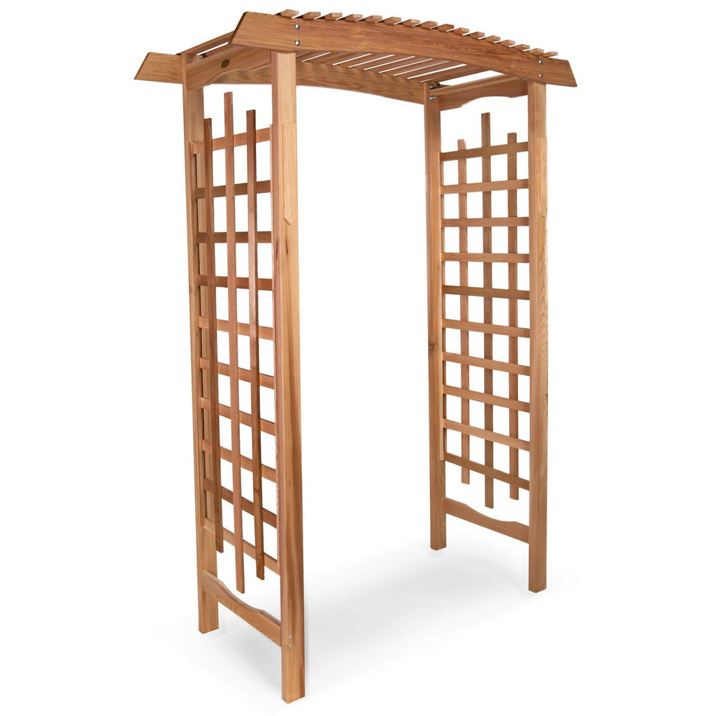 All Things Cedar 5-ft Garden Arbor
