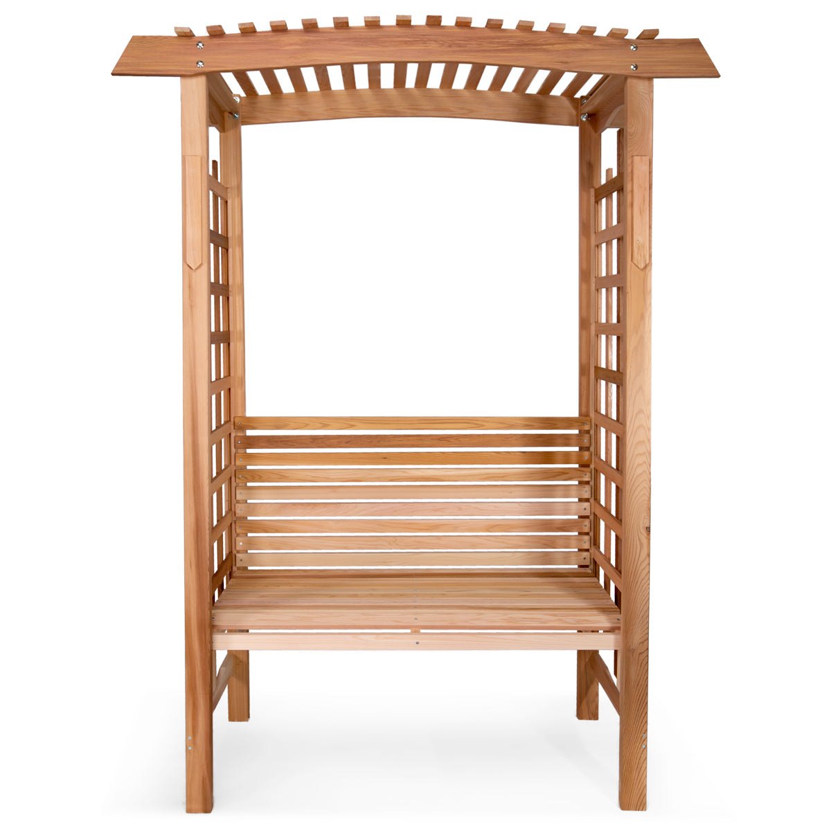 All Things Cedar 5-ft Garden Arbor with Bench – view 2