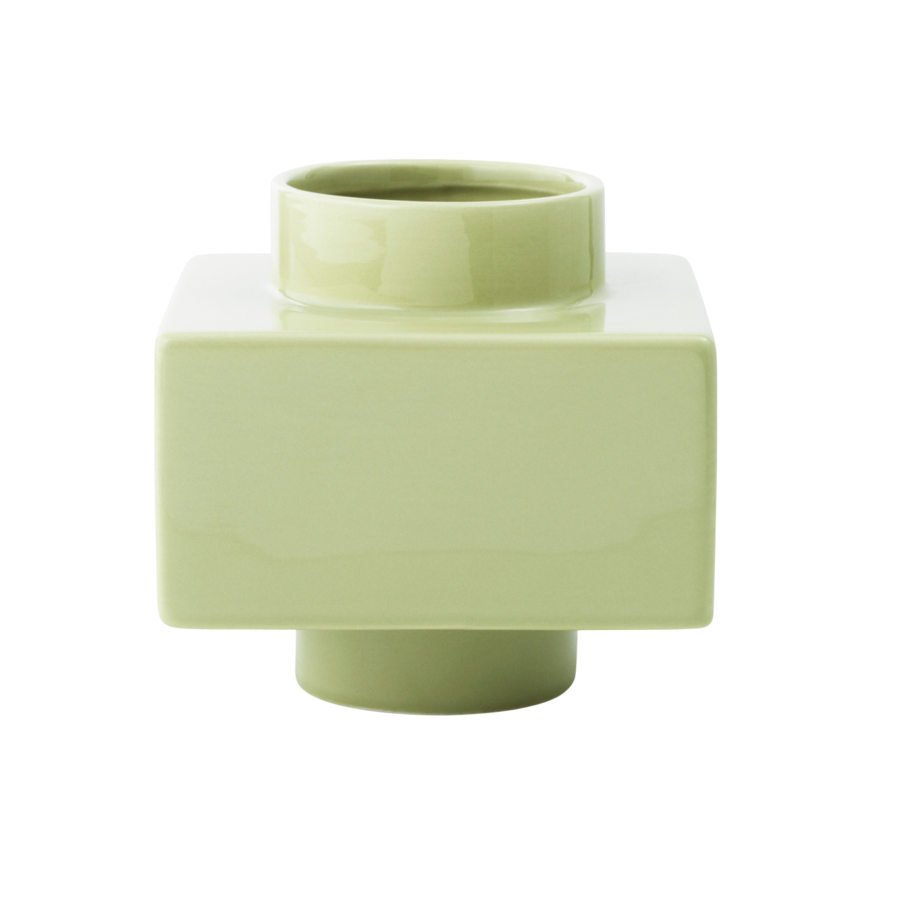 DEKO OBJECT sage green vase — Normann Copenhagen