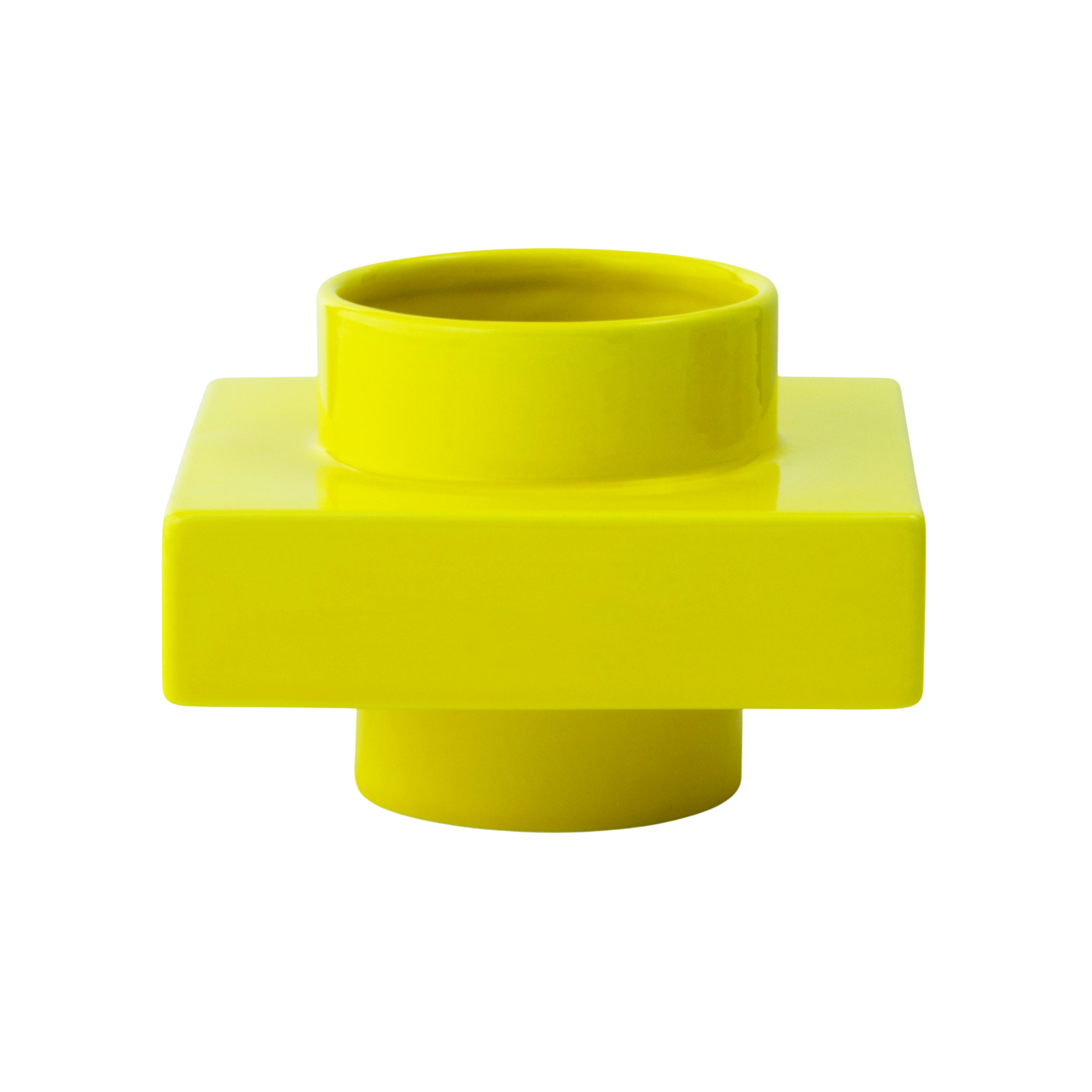 DEKO OBJECT lemon yellow vase — Normann Copenhagen