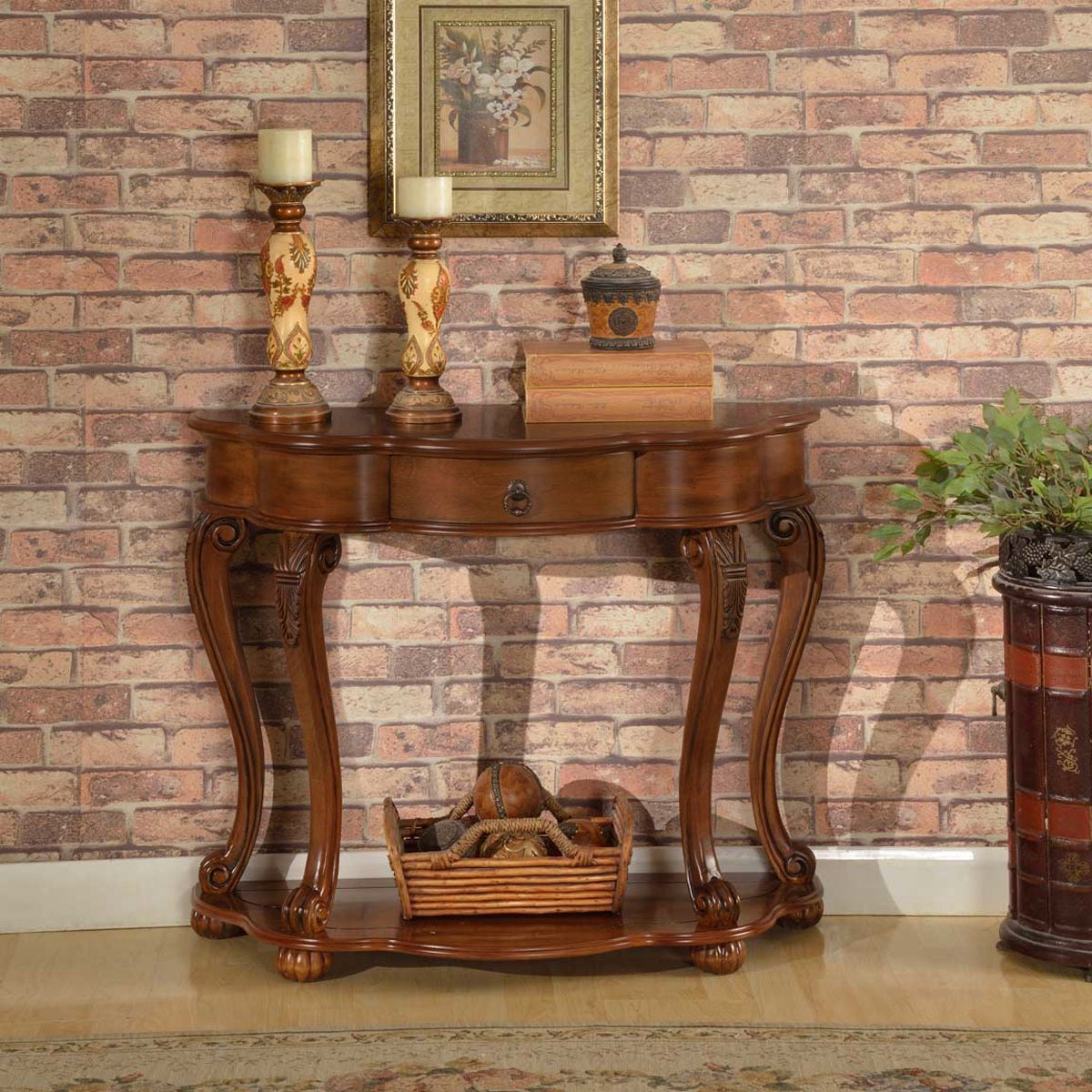 All Things Cedar Old World Entry Table – view 5