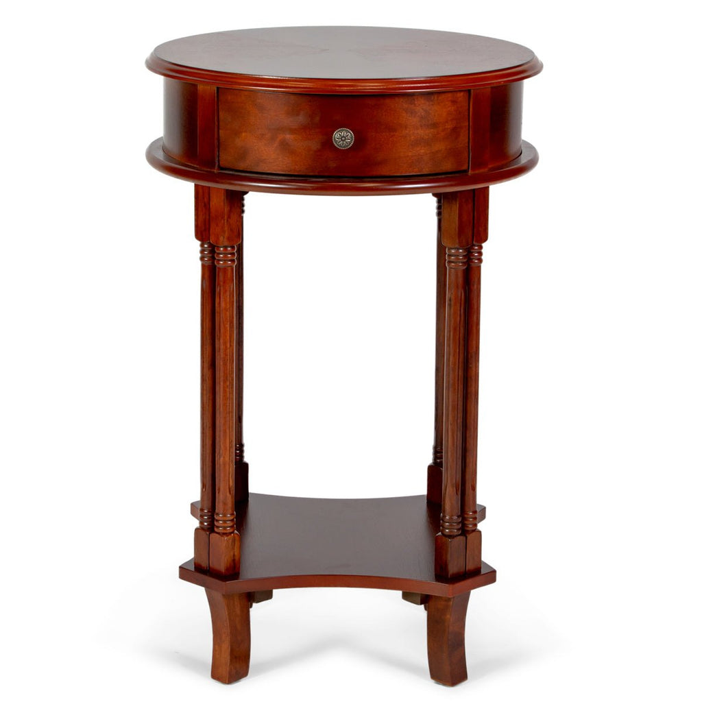 All Things Cedar Round Accent Table – view 2