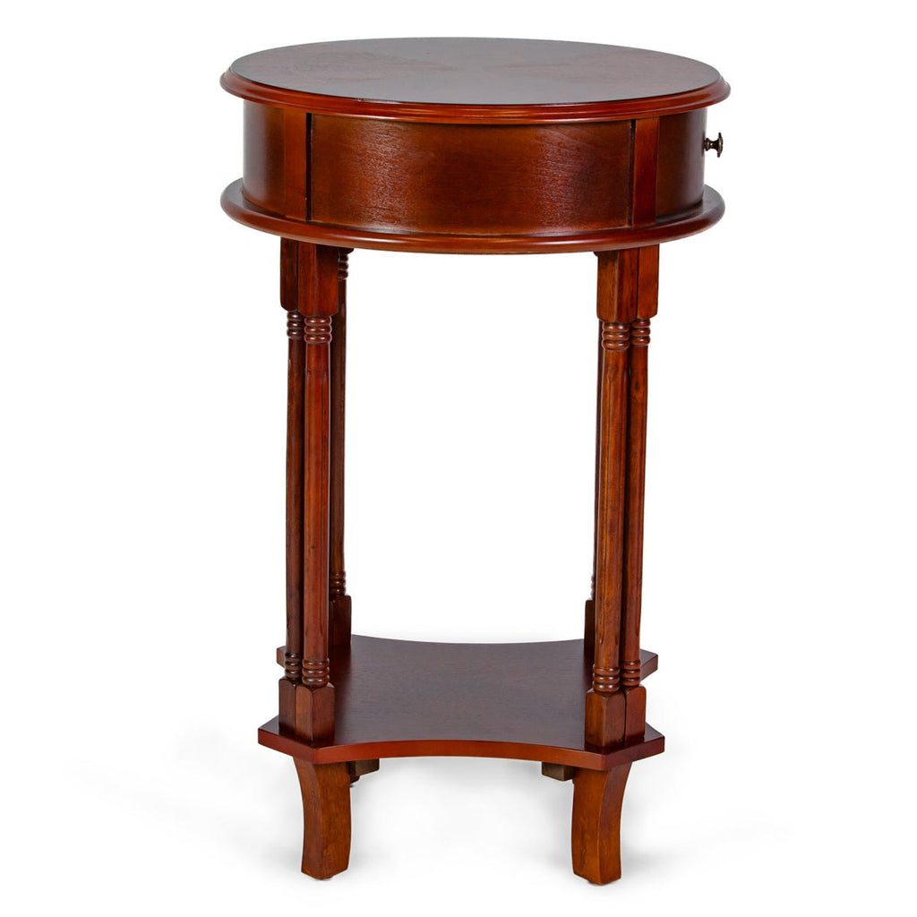 All Things Cedar Round Accent Table – view 3