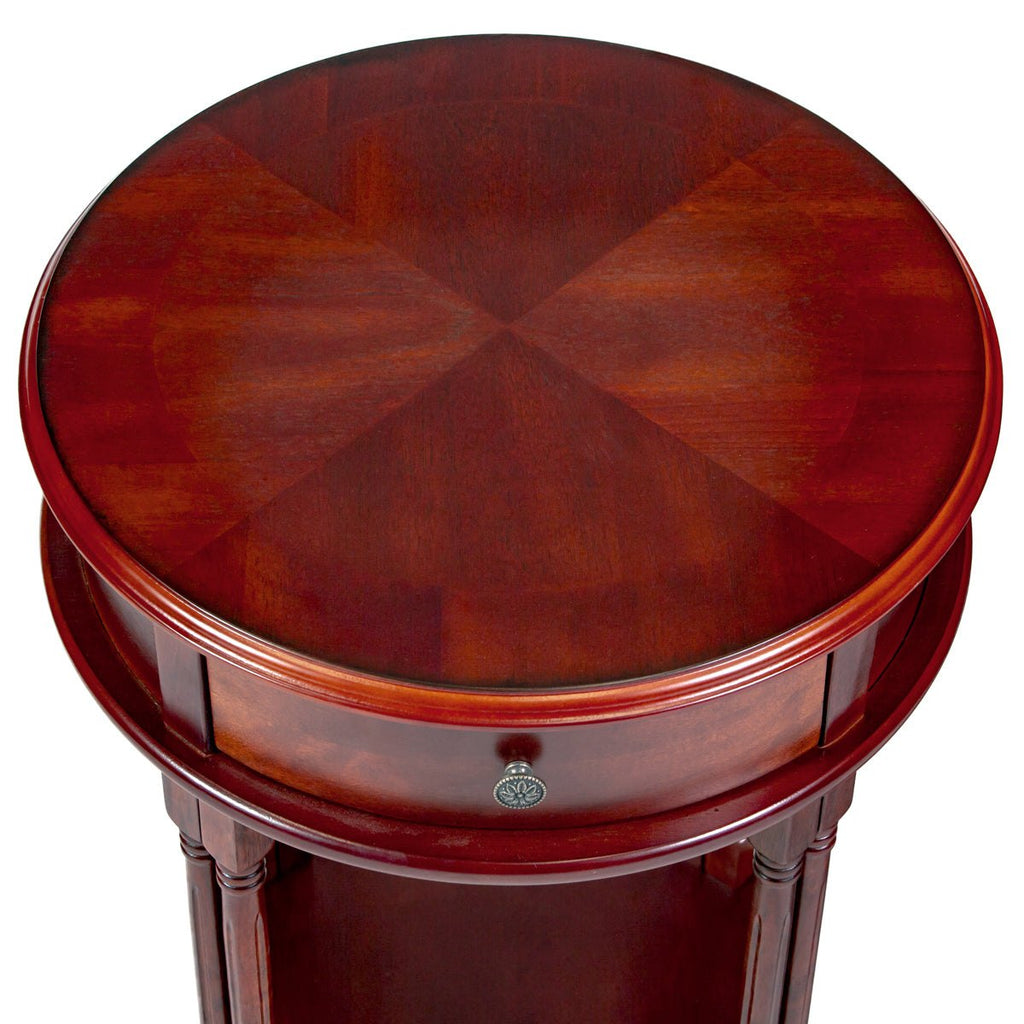 All Things Cedar Round Accent Table – view 4