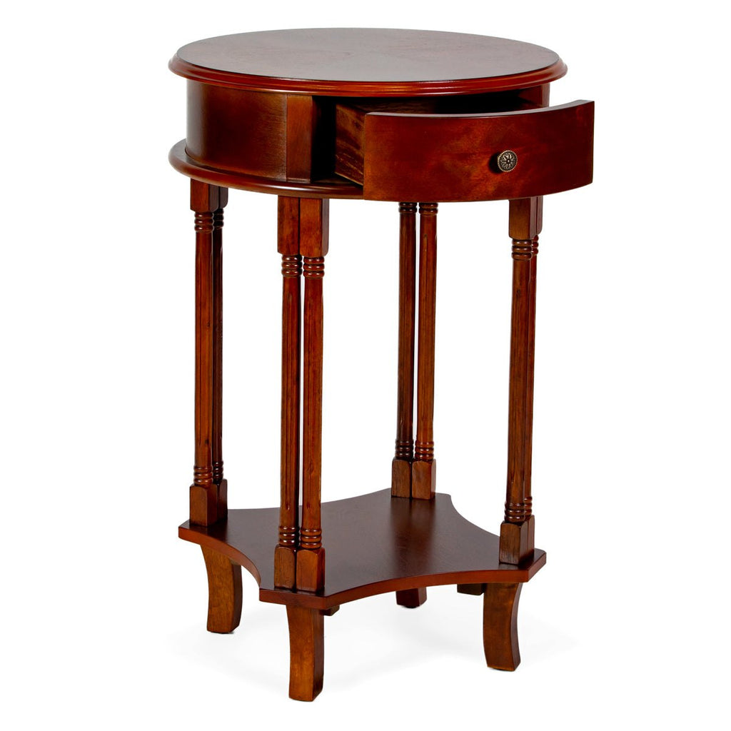 All Things Cedar Round Accent Table – view 5