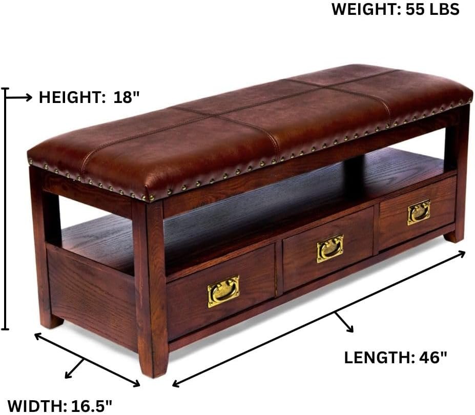 All Things Cedar Entryway Storage Bench – view 4