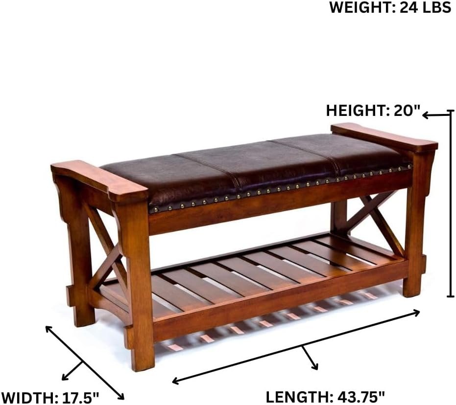 All Things Cedar Entryway Bench – view 4