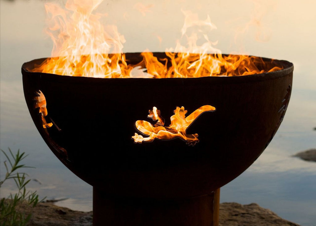 Fire Pit Art Kokopelli Fire Pit – view 2