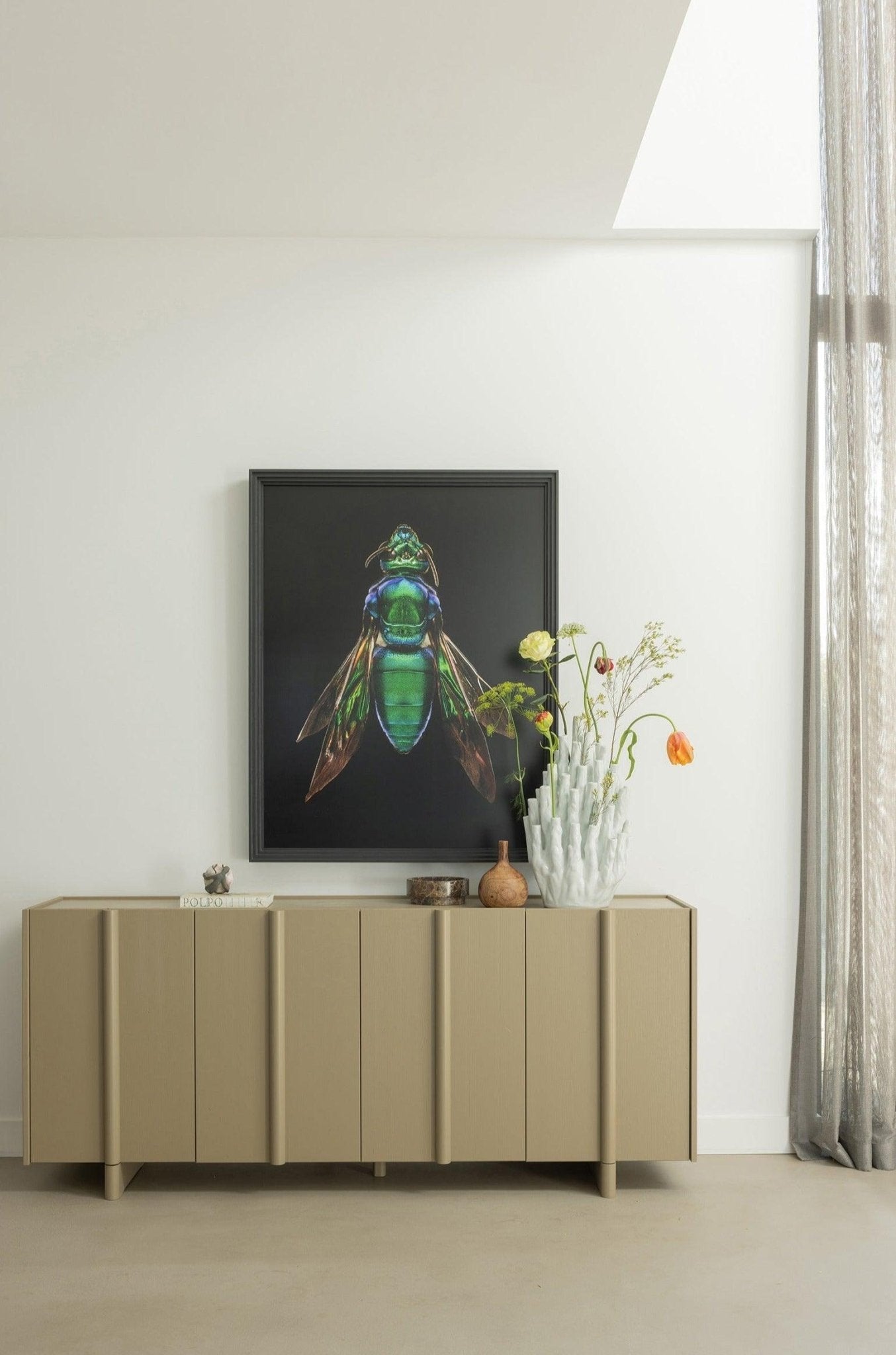 BASU Beige Chest of Drawers — Woood