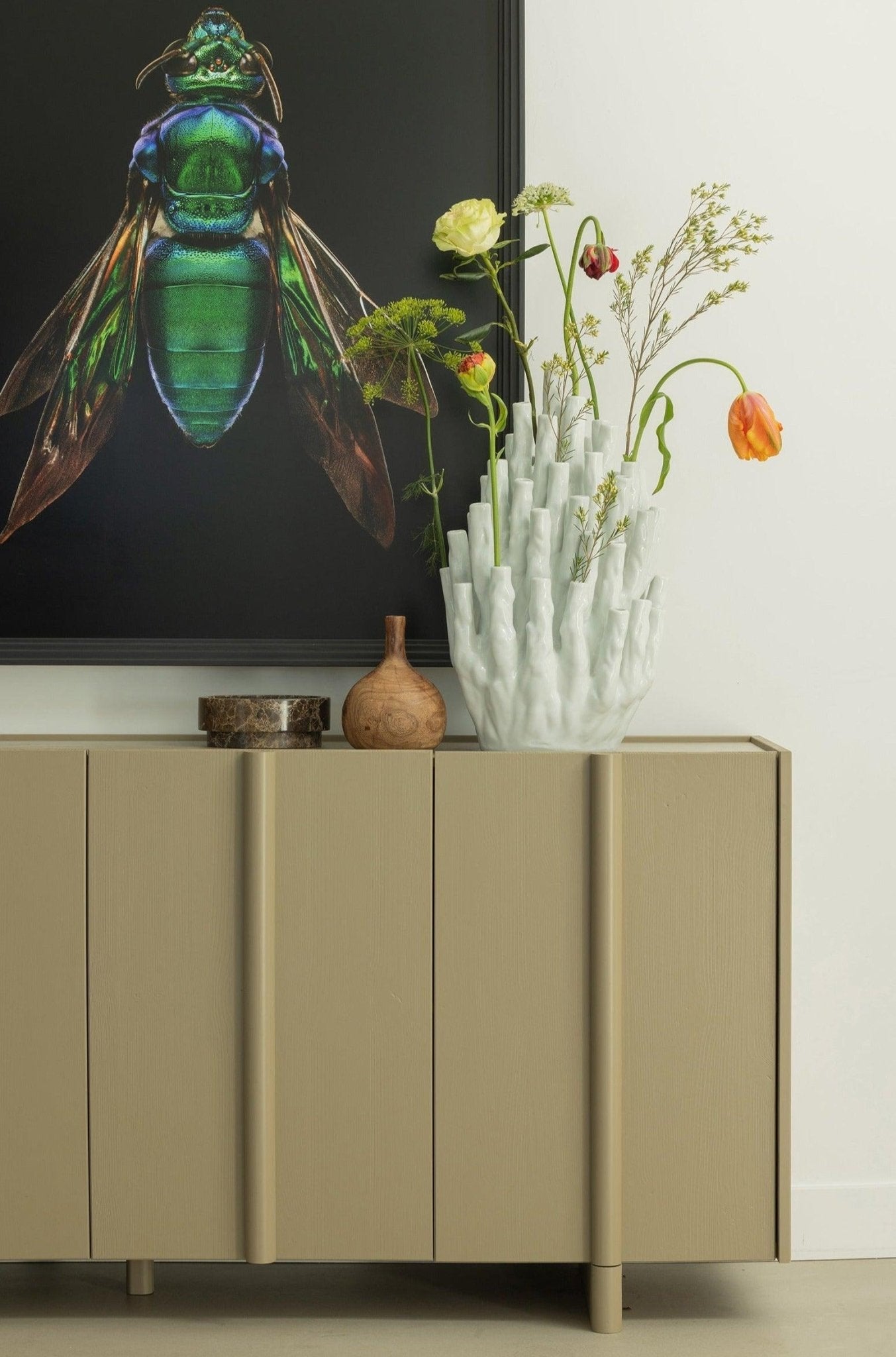 BASU Beige Chest of Drawers — Woood