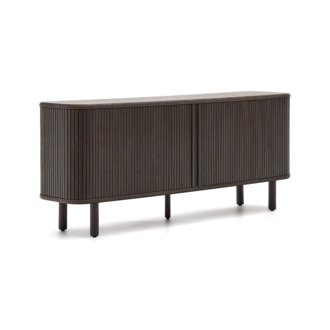 MAILLE CHIDENTS Dark -brown ash veneer — Kave Home
