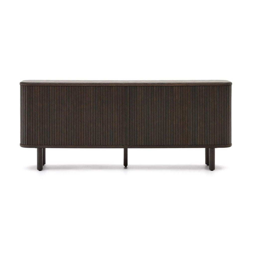 MAILLE CHIDENTS Dark -brown ash veneer — Kave Home