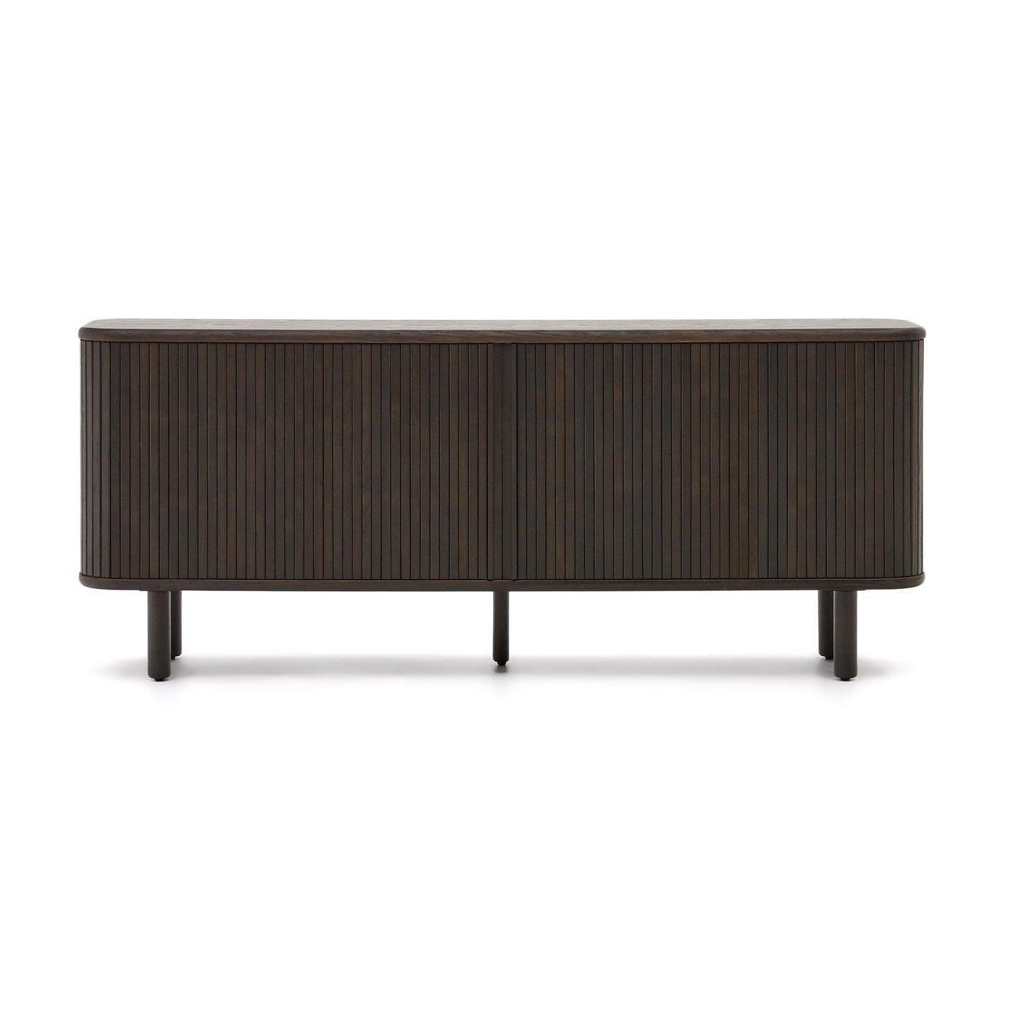 MAILLE CHIDENTS Dark -brown ash veneer — Kave Home