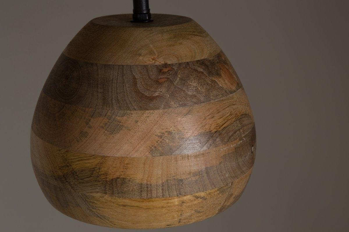 WOODY Pendant Lamp in Mango Wood — Dutchbone