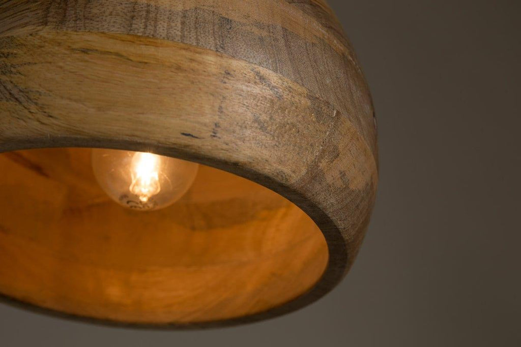 WOODY Pendant Lamp in Mango Wood — Dutchbone