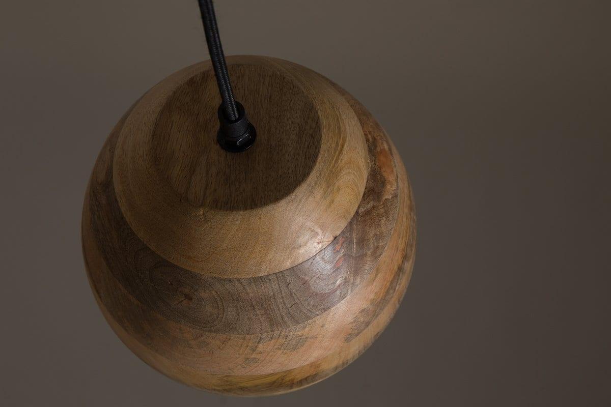 WOODY Pendant Lamp in Mango Wood — Dutchbone