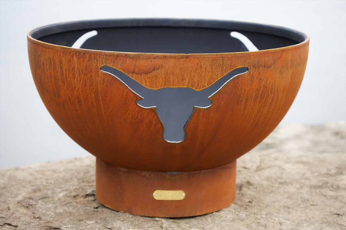 Fire Pit Art Long Horn Fire Pit