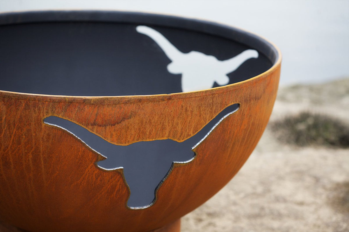 Fire Pit Art Long Horn Fire Pit – view 2
