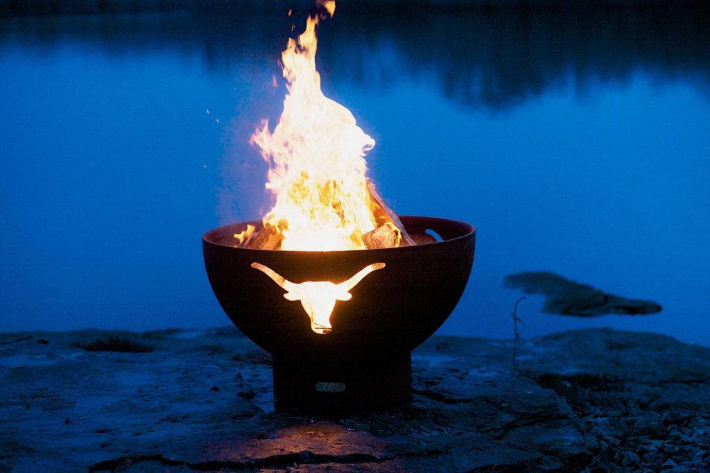 Fire Pit Art Long Horn Fire Pit – view 5