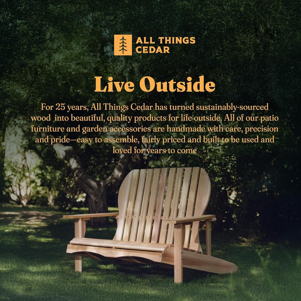 All Things Cedar Cedar Loveseat – view 4