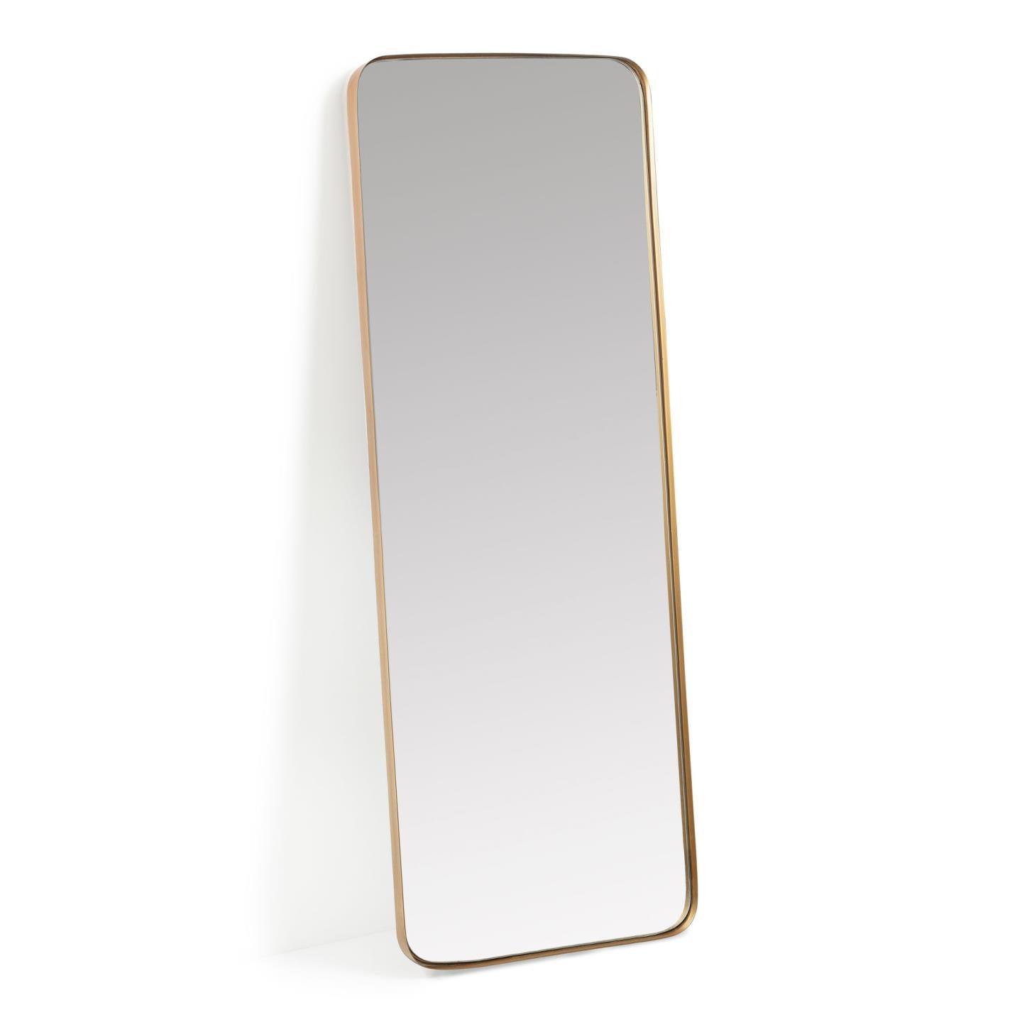 Marco wall mirror in the golden frame — Kave Home