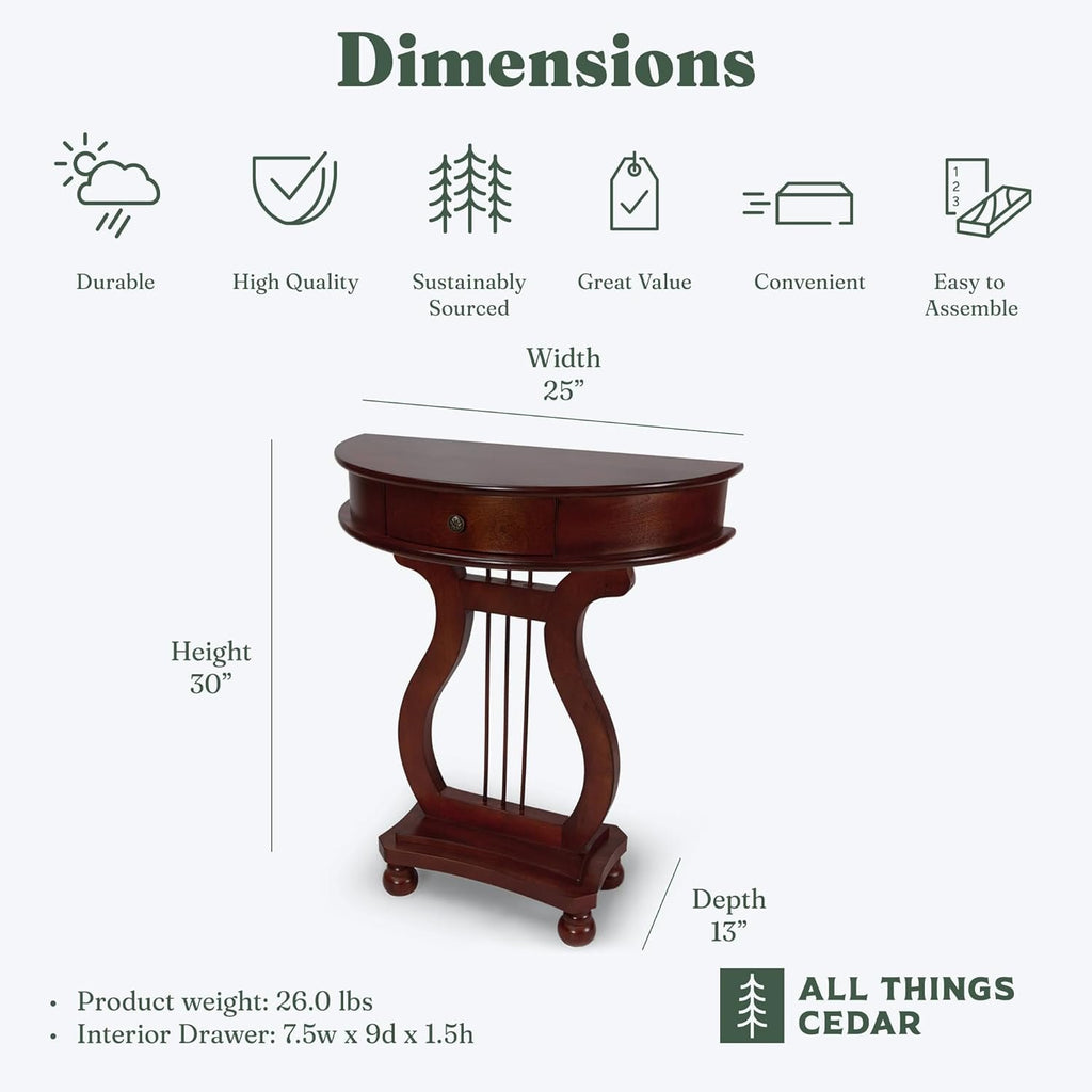 All Things Cedar Harp Table – view 6