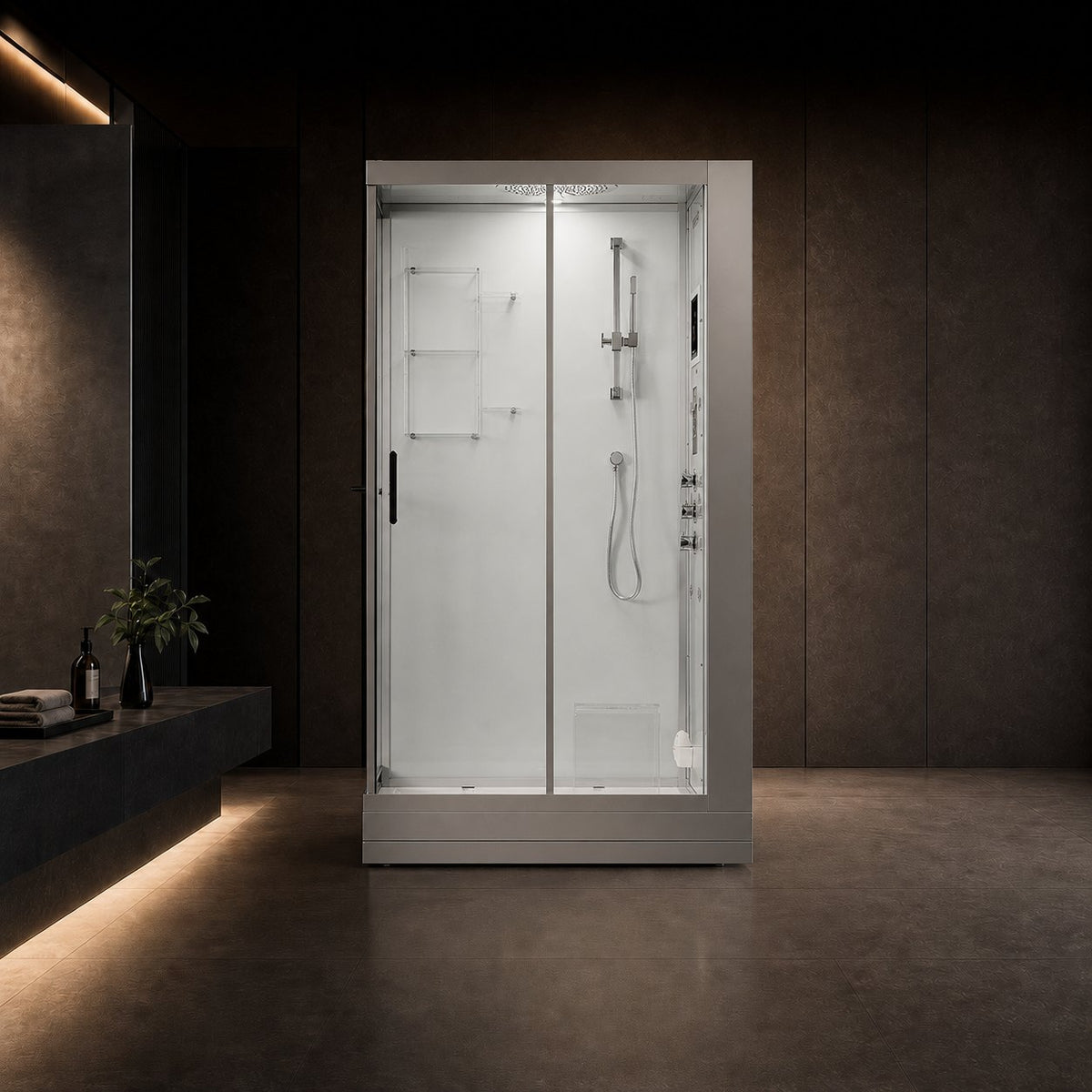 Maya Bath Lucca Steam Shower, 47" x 33" x 88" – view 2