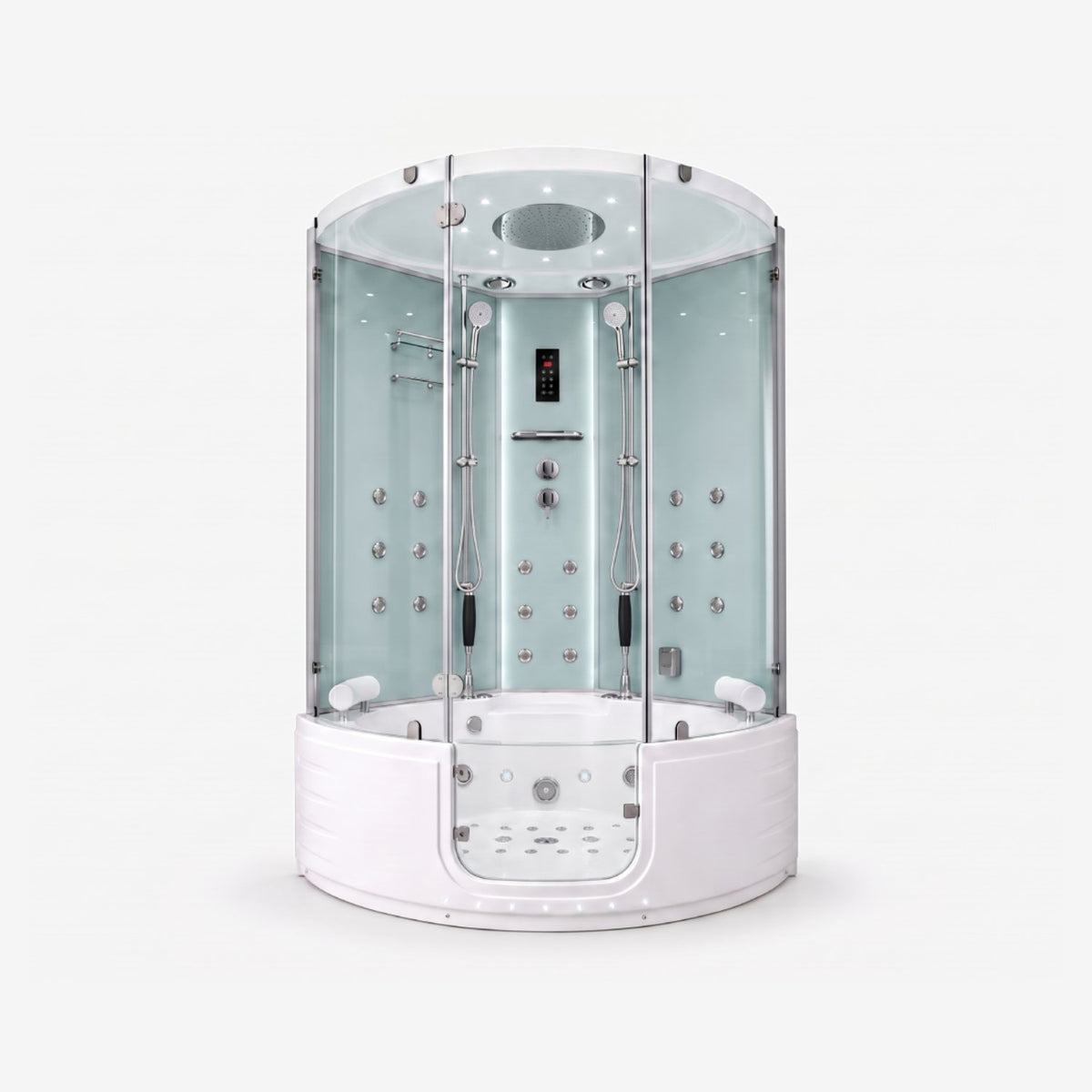 Maya Bath Platinum Comfort Steam Shower, 55" x 55" x 88"
