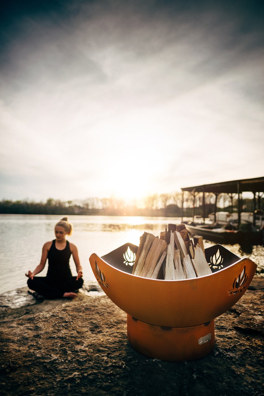 Fire Pit Art Namaste Fire Pit – view 12