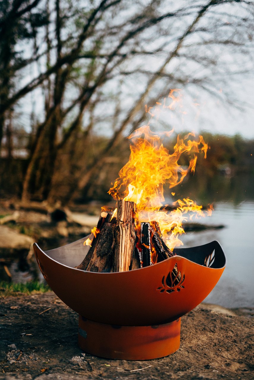 Fire Pit Art Namaste Fire Pit – view 2