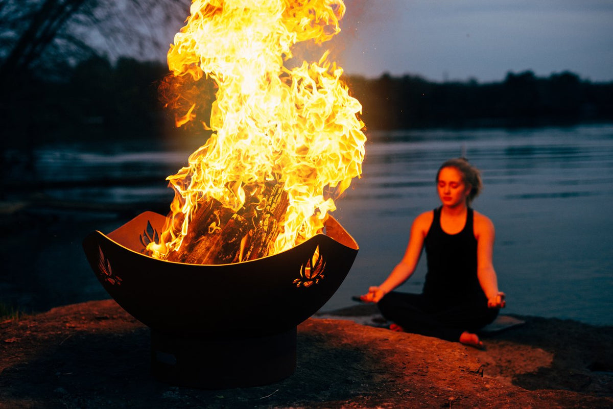 Fire Pit Art Namaste Fire Pit – view 9