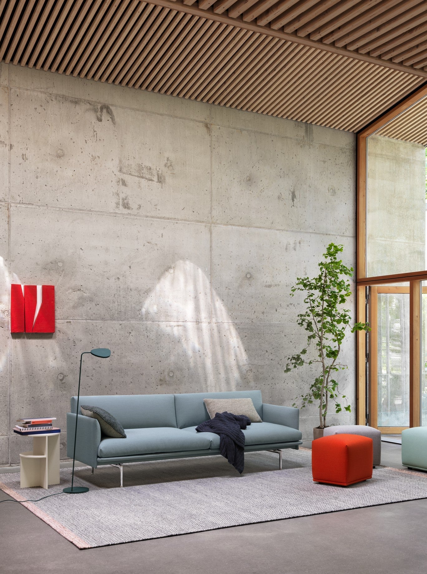 2-Seater Sofa OUTLINE Upholstered — Muuto