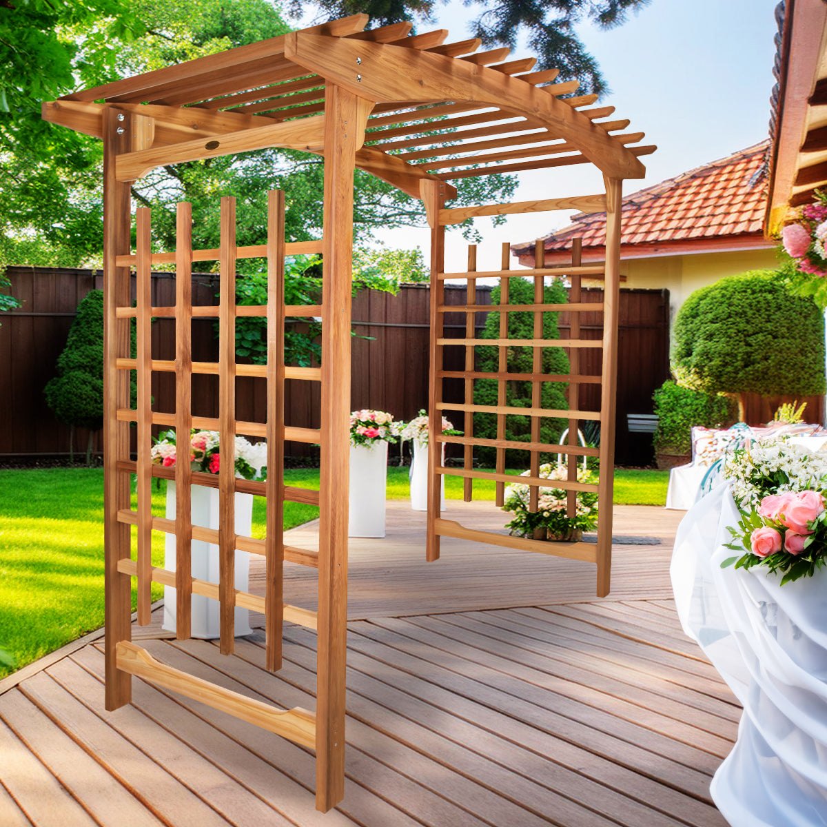 All Things Cedar Pagoda Wedding Arbor – view 5